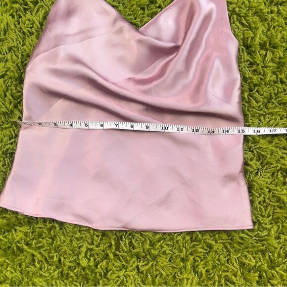 SATIN TOP PINK - Picture 12 of 13